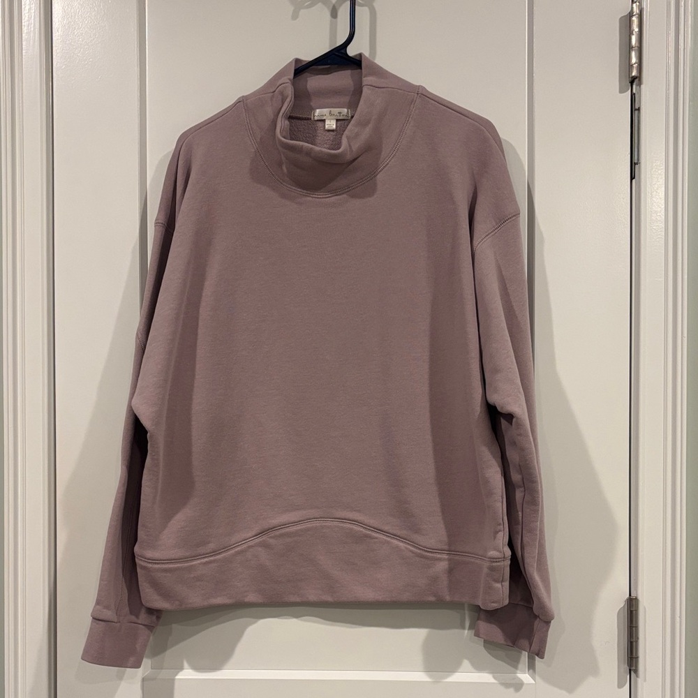 Nine Britton Women’s Mock Neck Long Sleeve Sweatshirt Large